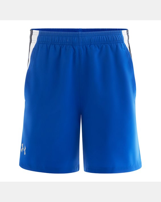 Men's UA Launch SW 7'' Shorts in Blue image number 0